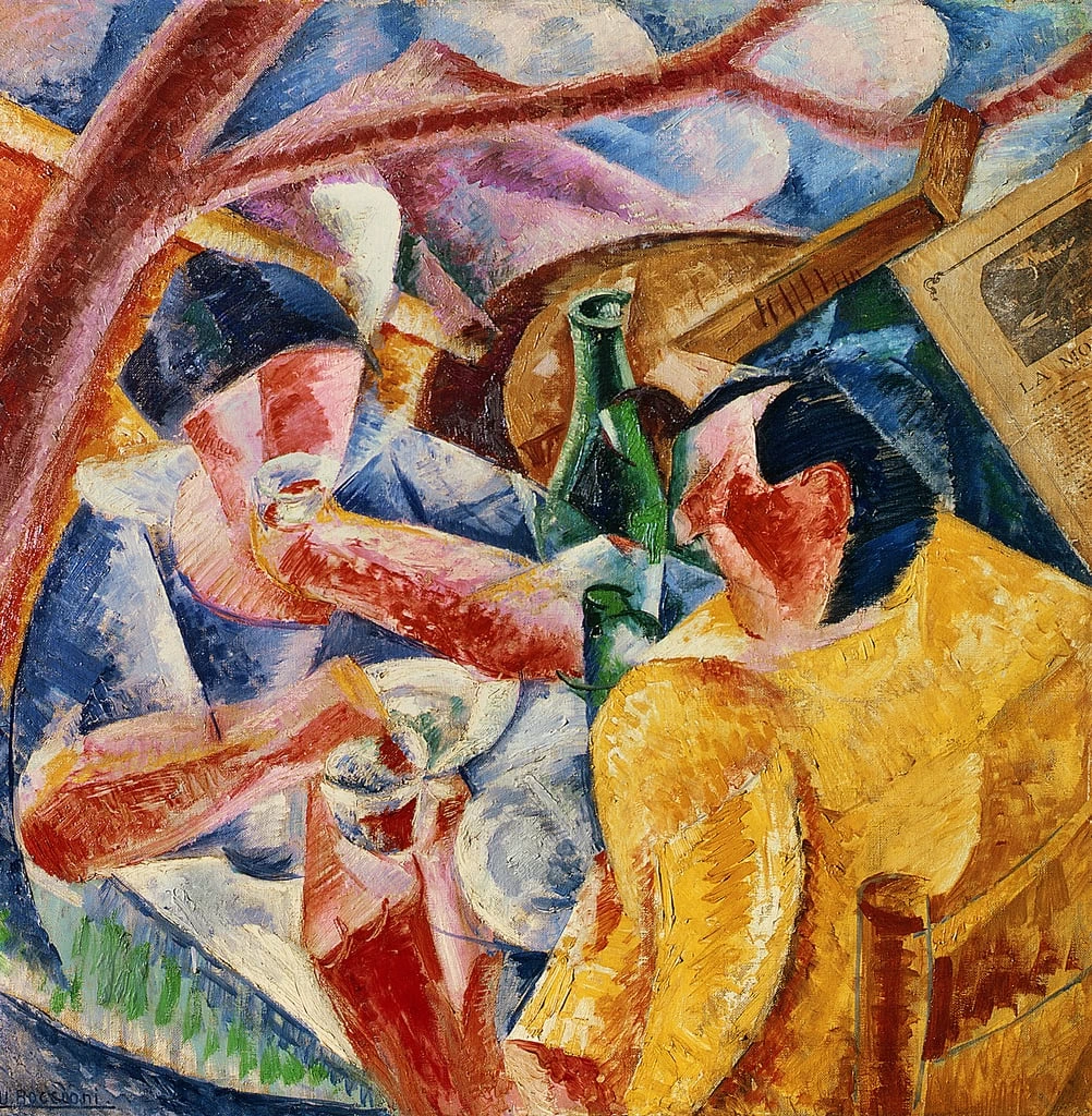 Sotto la pergola a Napoli, 1914 - Galleria Civica d'Arte Moderna, Milano